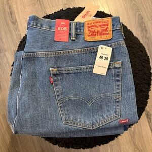 NWT Men’s Levi’s 505 Jeans 46W 30L
